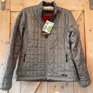 Stio - Women's Gray Quilted  Ultralight Puffer Jacket